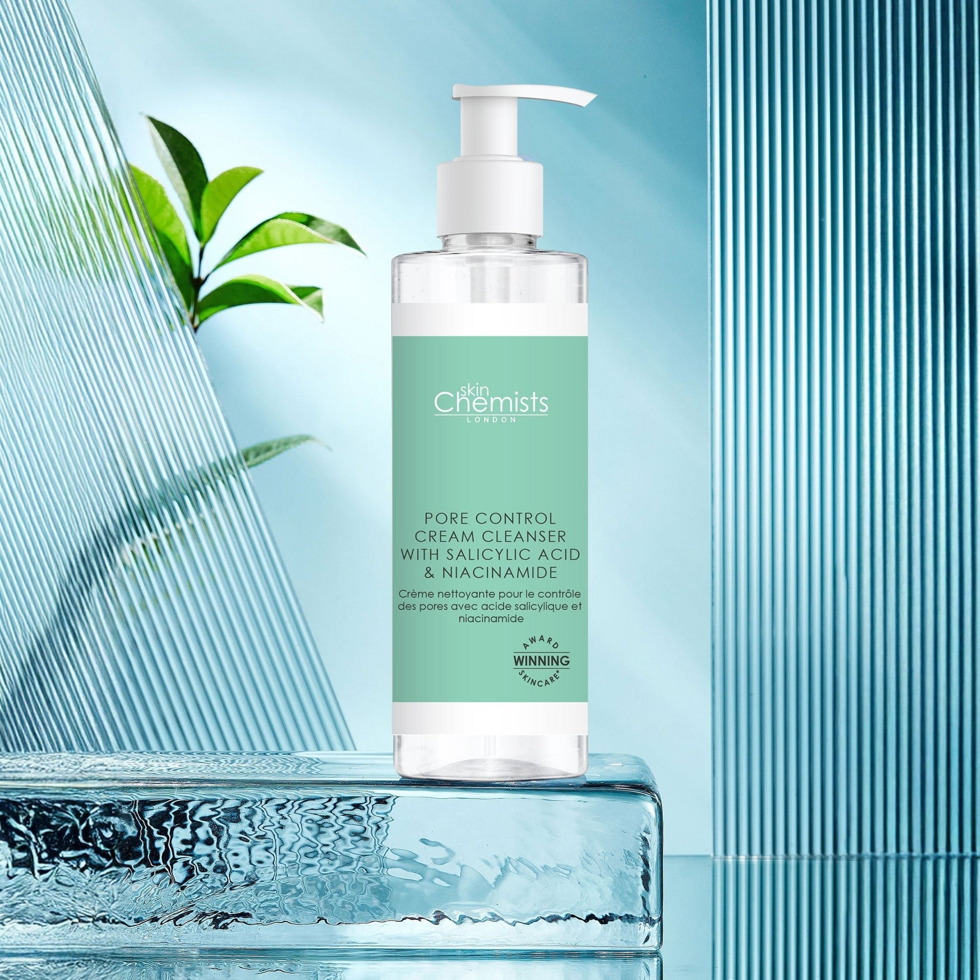 Pore Control Cream Cleanser with Salicylic Acid & Niacinamide 200ml - Herbalshire Handmade Herbal Products