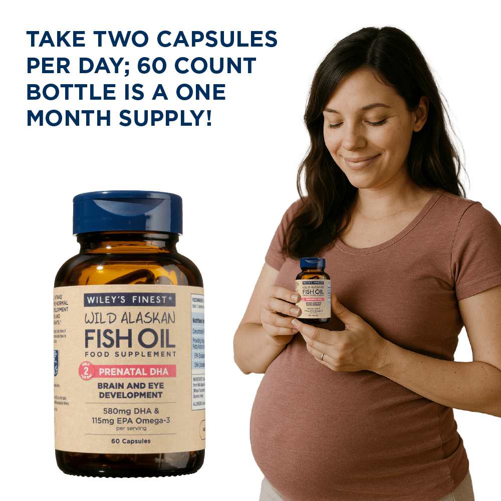 PRENATAL DHA Omega - 3 Fish Oil Capsules - Herbalshire Handmade Herbal Products