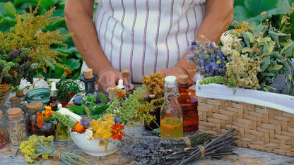 Natural Oils & Plant Extracts for herbal bubble bath made in yorkshire.