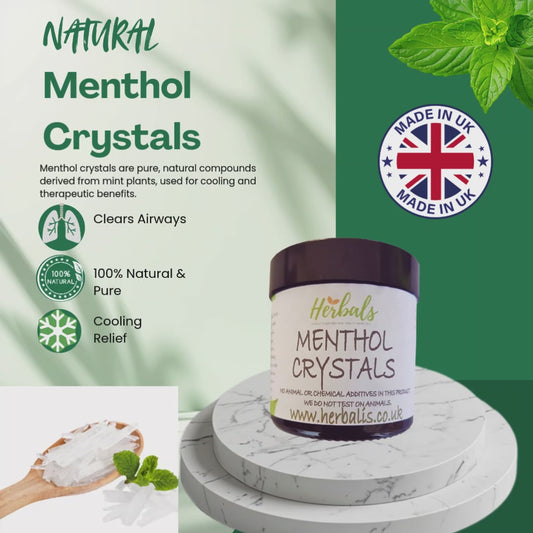 Menthol & Eucalyptus Aroma Crystals | Natural Spa & Home Fragrance Handmade in North Yorkshire