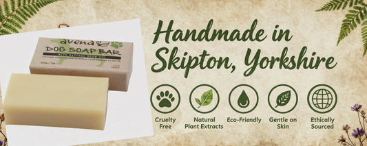 Natural Dog Shampoo Bar Neem Lemongrass Anti Itch Flea Soap Vegan 200g UK