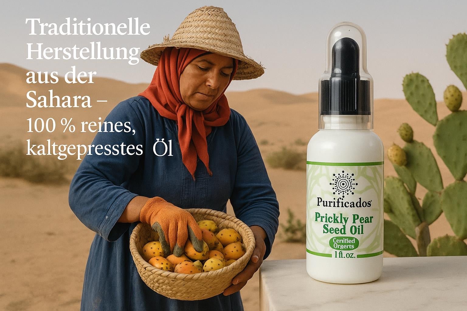 Prickly Pear Oil (Purificados) - Herbalshire Handmade Herbal Products