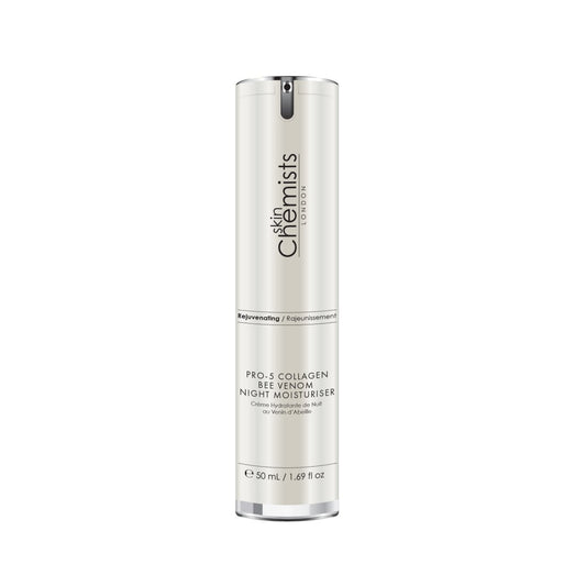 Pro - 5 Collagen Bee Venom Night Moisturiser 50ml - Herbalshire Handmade Herbal Products