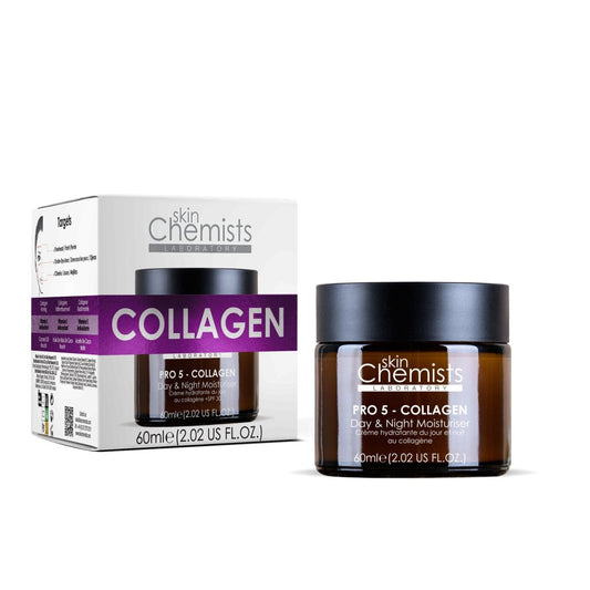 Pro - 5 Collagen Day And Night Moisturiser 60ml - Herbalshire Handmade Herbal Products