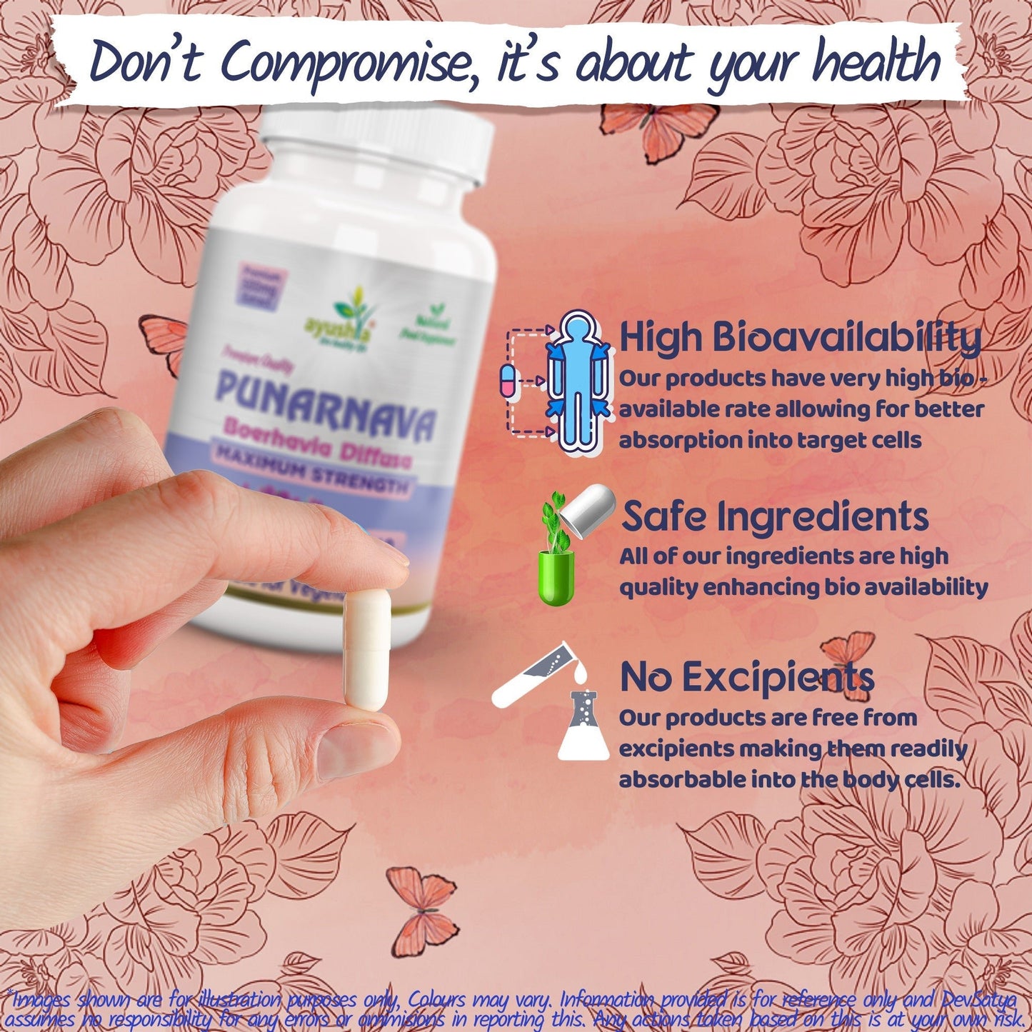 Punarnava Capsule (Boerhavia Diffusa) - Herbalshire Handmade Herbal Products