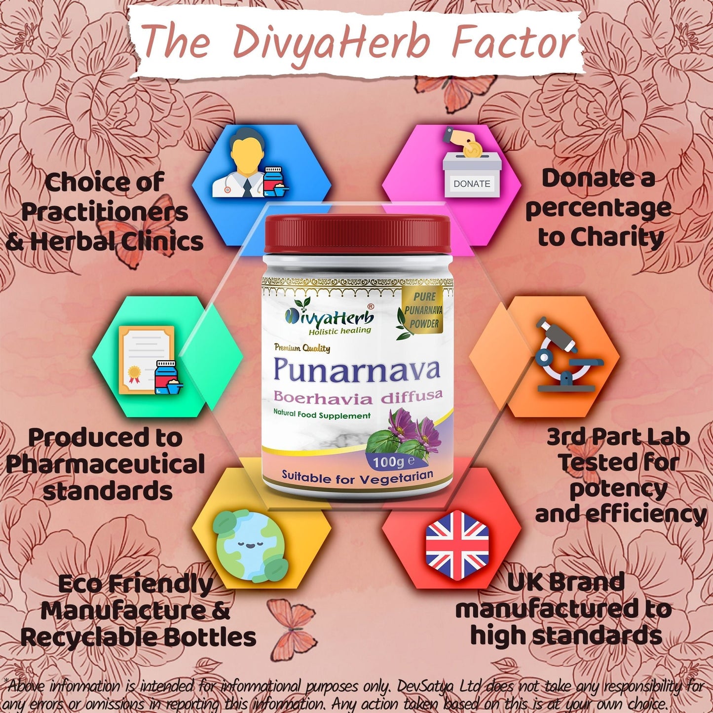 Punarnava Powder (Boerhavia Diffusa) - Herbalshire Handmade Herbal Products