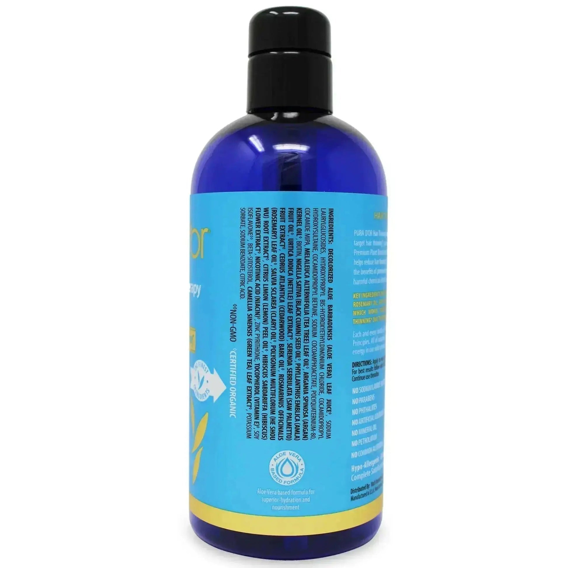 PURA D’OR Biotin Shampoo – Daily Use for Thicker - Looking Hair & Healthy Scalp (473ml) - Herbalshire Handmade Herbal Products