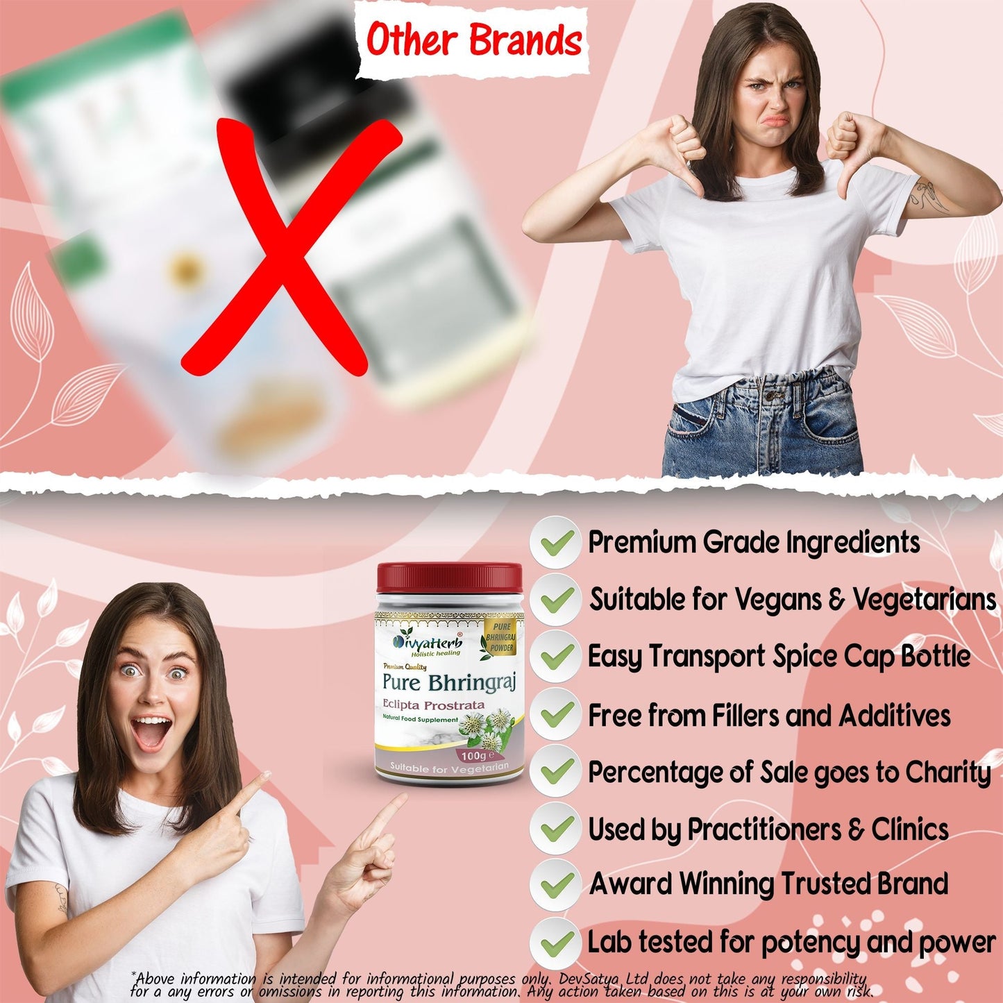 Pure Bhringraj Powder - Herbalshire Handmade Herbal Products