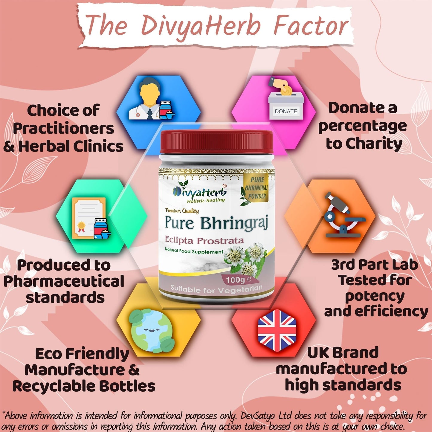 Pure Bhringraj Powder - Herbalshire Handmade Herbal Products