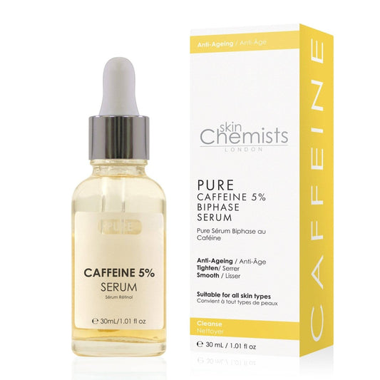 Pure Caffeine 5% Biphase Serum 30ml - Herbalshire Handmade Herbal Products