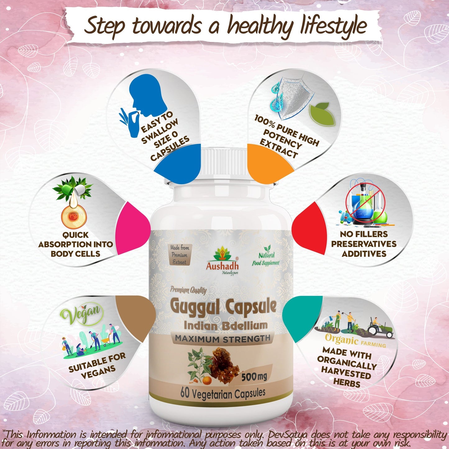 Pure Guggul Capsule - Herbalshire Handmade Herbal Products