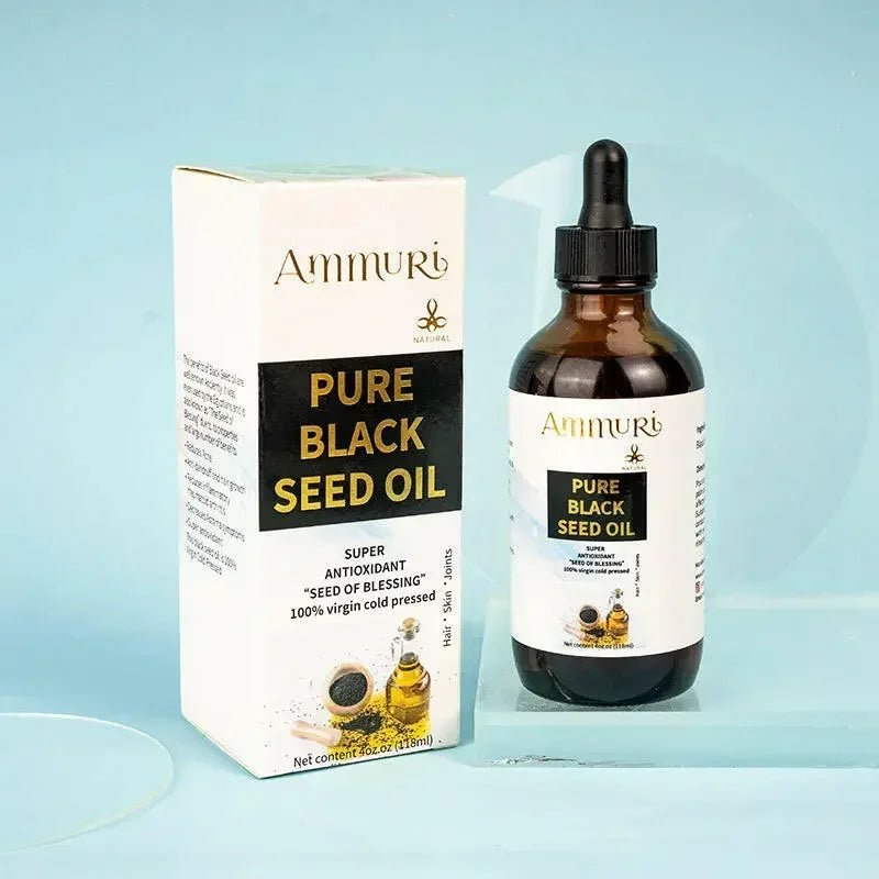 Pure Organic Black Seed Oil | Cold - Pressed Nigella Sativa for Skin, Hair & Wellness – Ammuri Beauty - Herbalshire Handmade Herbal Products