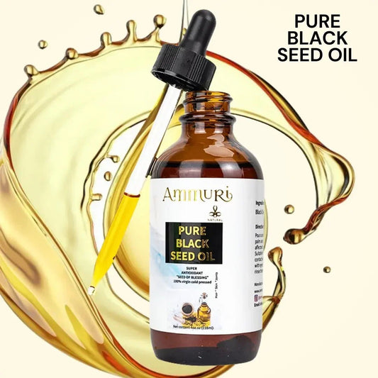 Pure Organic Black Seed Oil | Cold - Pressed Nigella Sativa for Skin, Hair & Wellness – Ammuri Beauty - Herbalshire Handmade Herbal Products
