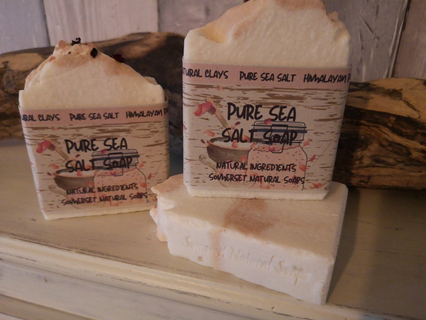Pure Sea Salt Soap - Herbalshire Handmade Herbal Products