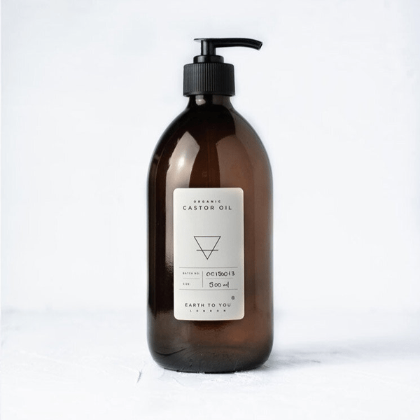 Raw Organic Castor Oil - Herbalshire Handmade Herbal Products