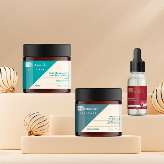 Rebalacing + Revitalising Vitamin E Hydrating Morning Kit - Herbalshire Handmade Herbal Products