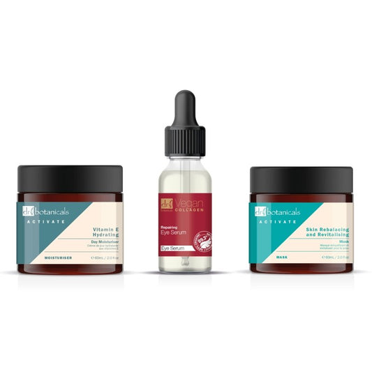 Rebalacing + Revitalising Vitamin E Hydrating Morning Kit - Herbalshire Handmade Herbal Products