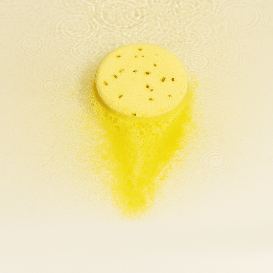 Recharge Aromatherapy Shower Steamer Sample - Juniper Berry, Lavender, Tea Tree, Tangerine and Safflower Petals - Herbalshire Handmade Herbal Products