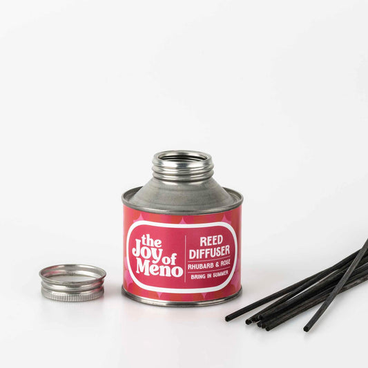 REED DIFFUSER RHUBARB & ROSE - Herbalshire Handmade Herbal Products