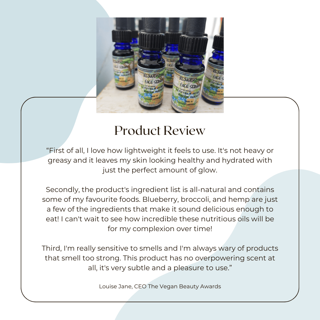 Rejuvenating Face Serum - Herbalshire Handmade Herbal Products