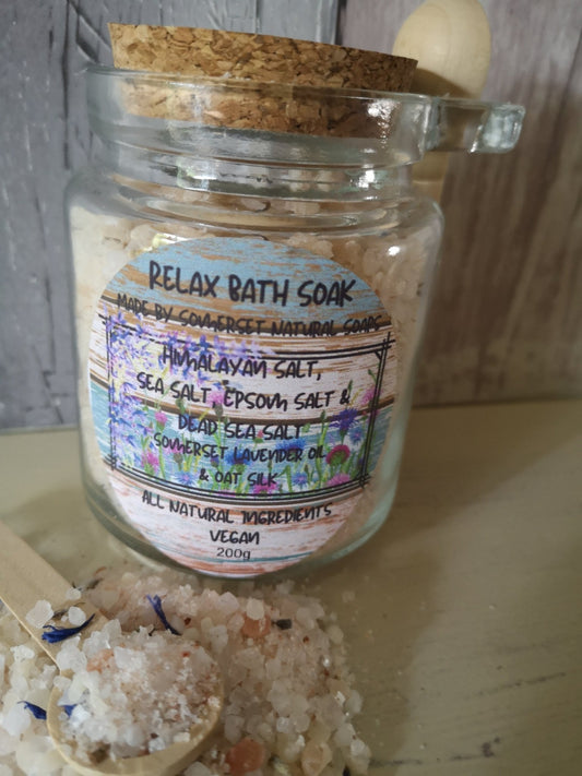 Relax Bath Soak - Herbalshire Handmade Herbal Products