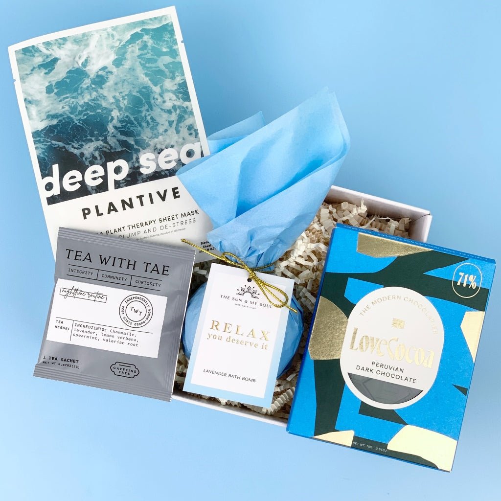 Relax You Deserve It - Relaxing Lavender Bath Bomb Soothing Soak - Herbalshire Handmade Herbal Products