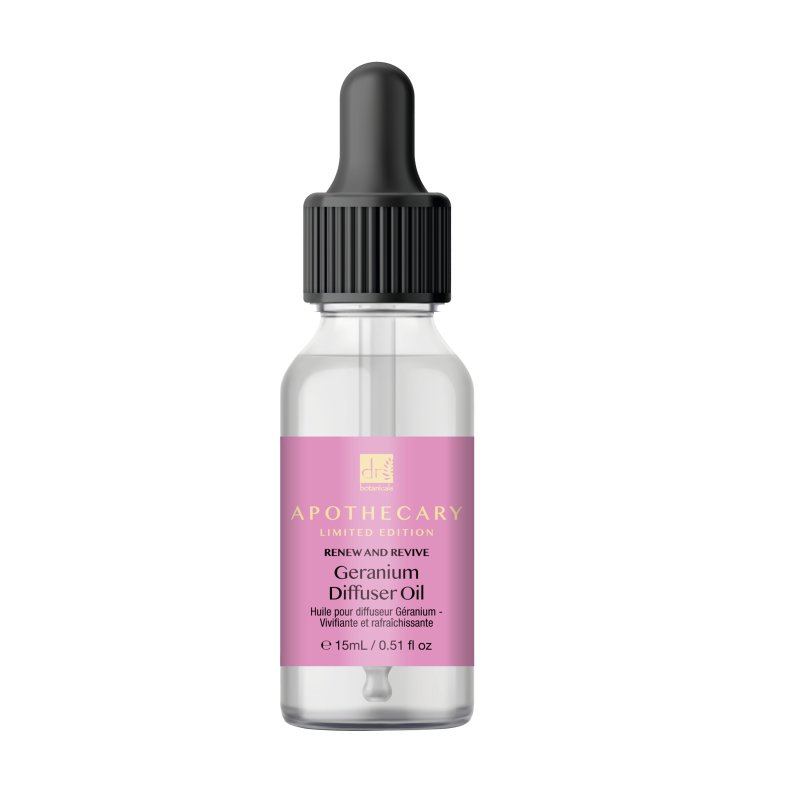 Renew & Revive Geranium Diffuser Oil 15ml - Herbalshire Handmade Herbal Products