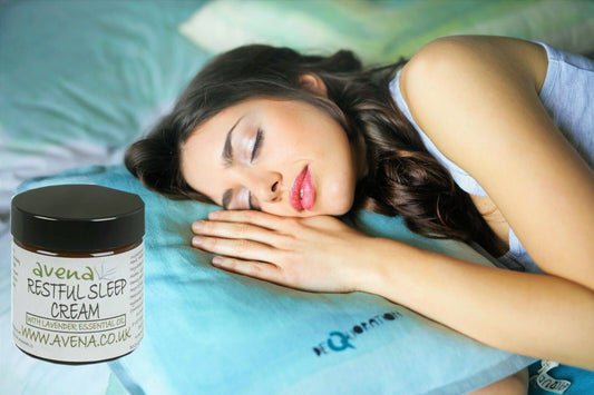 Restful Sleep Skin Cream - Natural, Handmade Cream with Soothing Lavender - Herbalshire Handmade Herbal Products