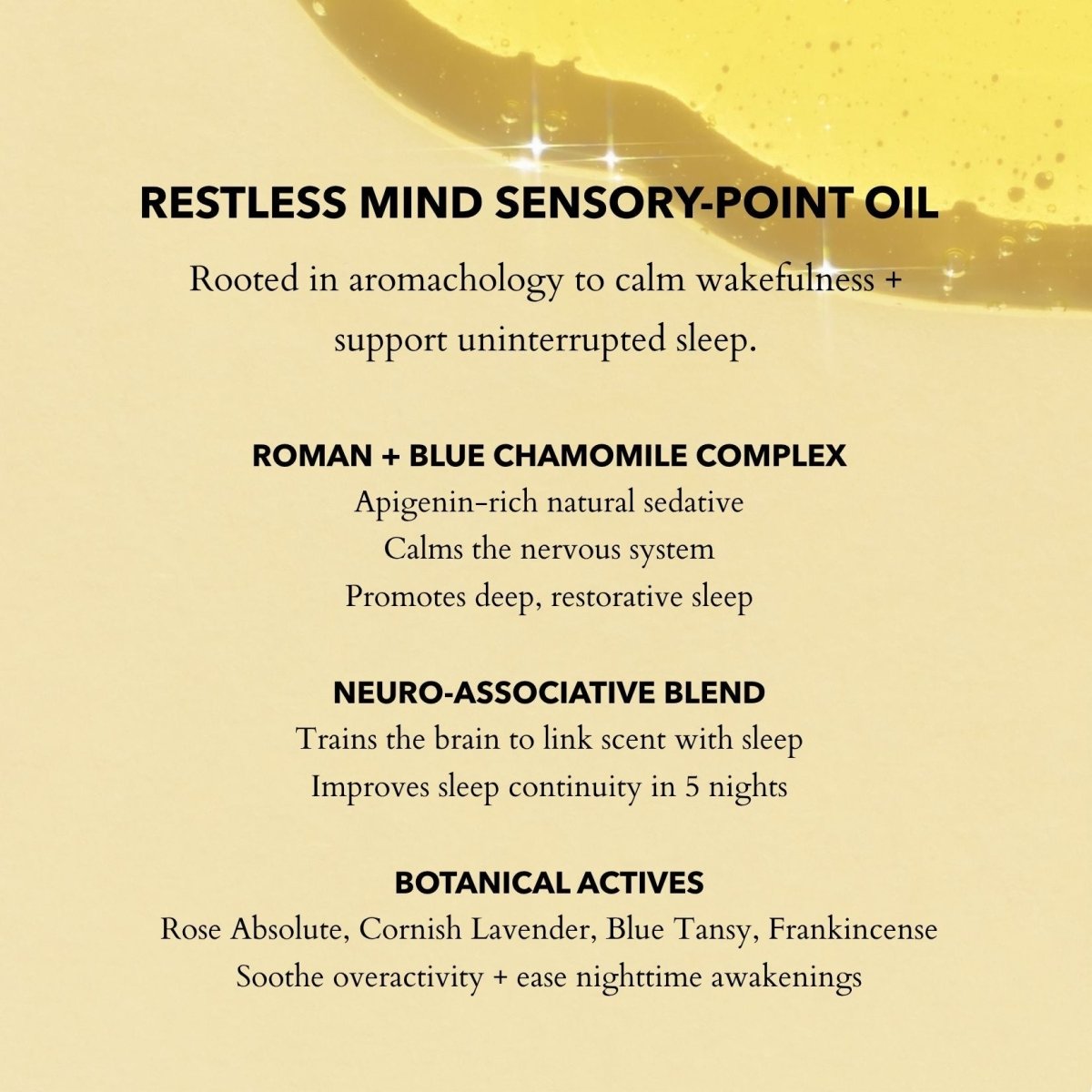 Restless Mind Sleep Oil | Roman Chamomile - Herbalshire Handmade Herbal Products