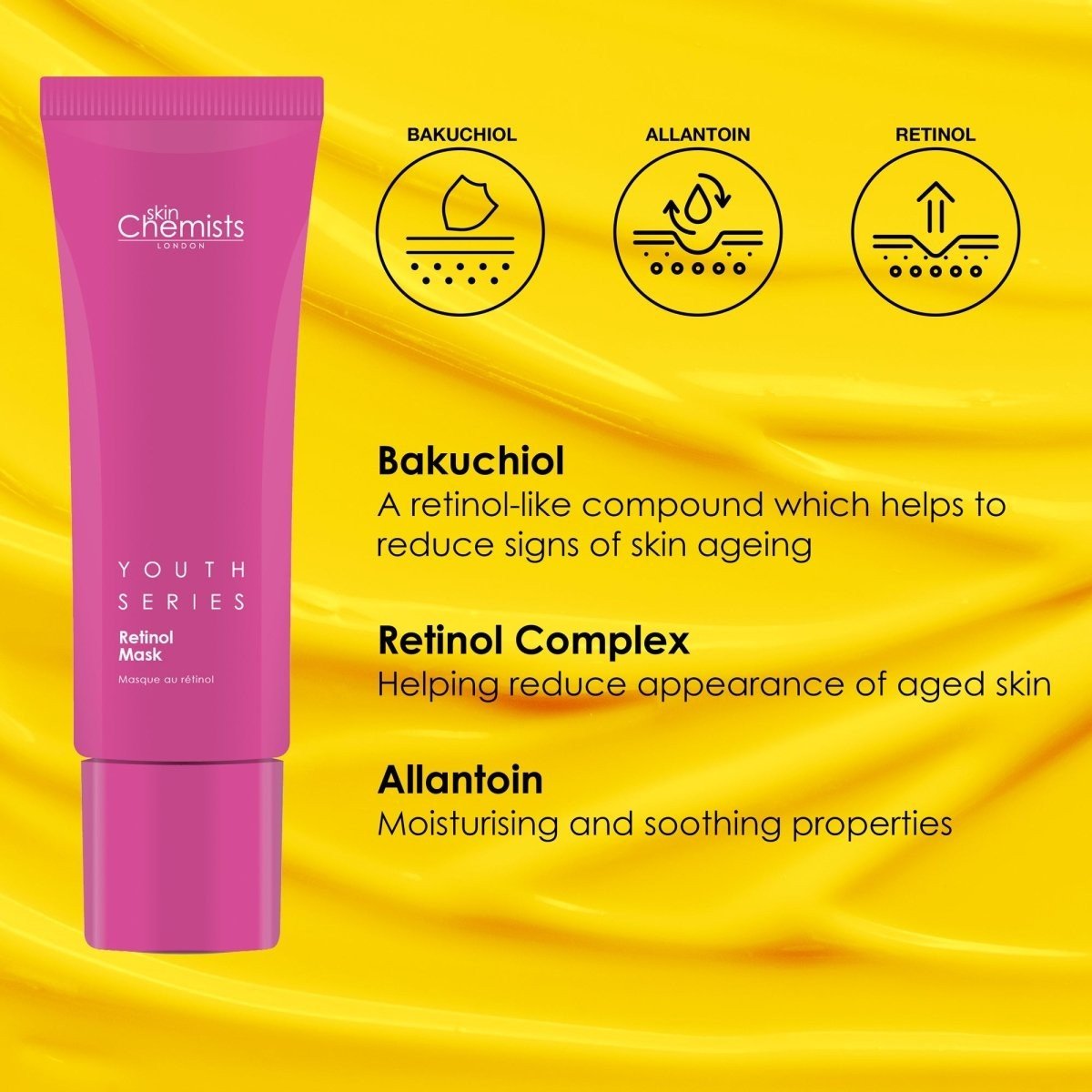 Retinol & Bakuchiol Mask 50ml - Herbalshire Handmade Herbal Products