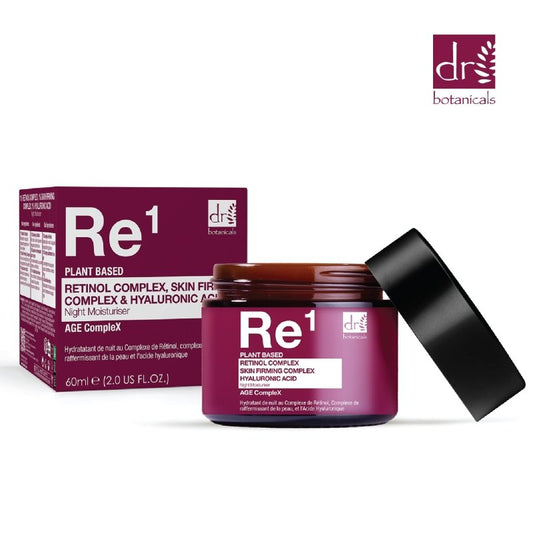 Retinol Complex 1%, Skin Firming Complex 1% & Hyaluronic Acid 1% Night Moisturiser 60ml - Herbalshire Handmade Herbal Products