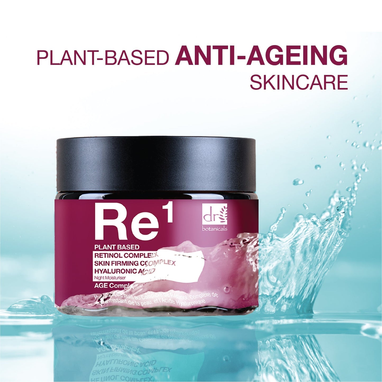 Retinol Complex 1%, Skin Firming Complex 1% & Hyaluronic Acid 1% Night Moisturiser 60ml - Herbalshire Handmade Herbal Products
