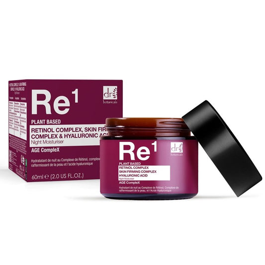 Retinol Complex 1%, Skin Firming Complex 1% & Hyaluronic Acid 1% Night Moisturiser 60ml - Herbalshire Handmade Herbal Products