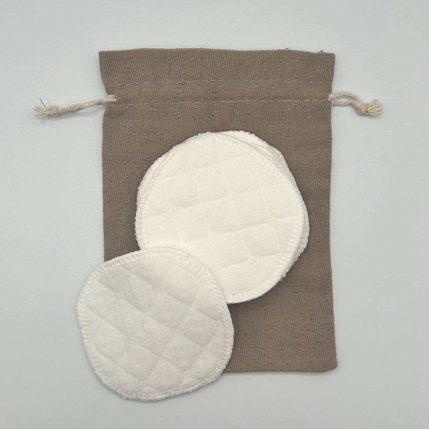 REUSABLE ORGANIC COTTON MAKEUP REMOVER PADS - Herbalshire Handmade Herbal Products
