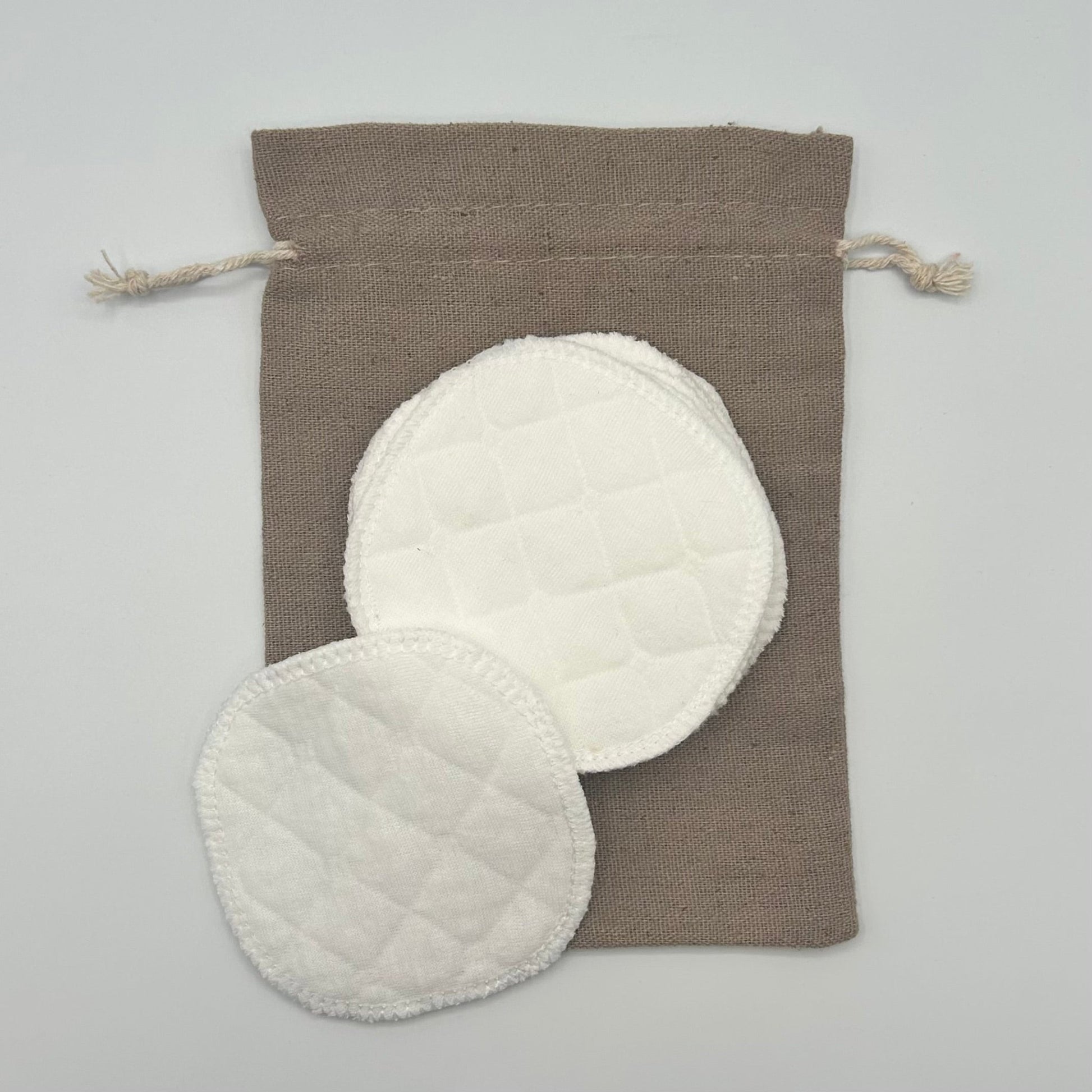 REUSABLE ORGANIC COTTON MAKEUP REMOVER PADS - Herbalshire Handmade Herbal Products