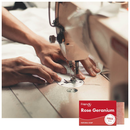 Rose Geranium Natural Soap - Herbalshire Handmade Herbal Products