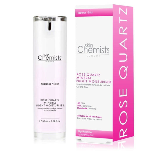 Rose Quartz Mineral Night Moisturiser 50ml - Herbalshire Handmade Herbal Products