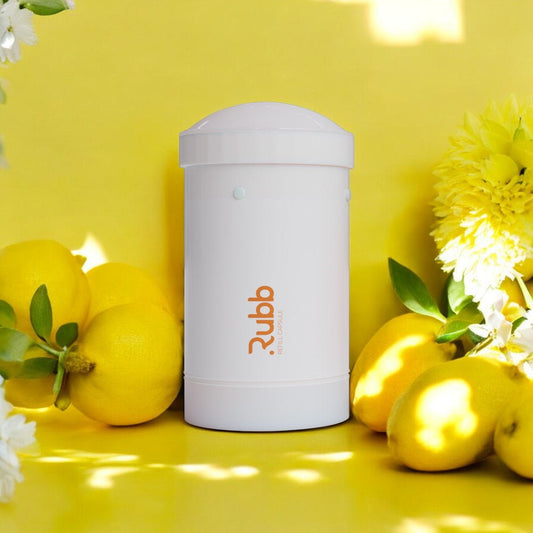 Rubb Sorrento Lemon & Citron Deodorant Refill Capsule 50g – Vegan, Baking Soda & Alcohol Free | For Forever Case - Herbalshire Handmade Herbal Products