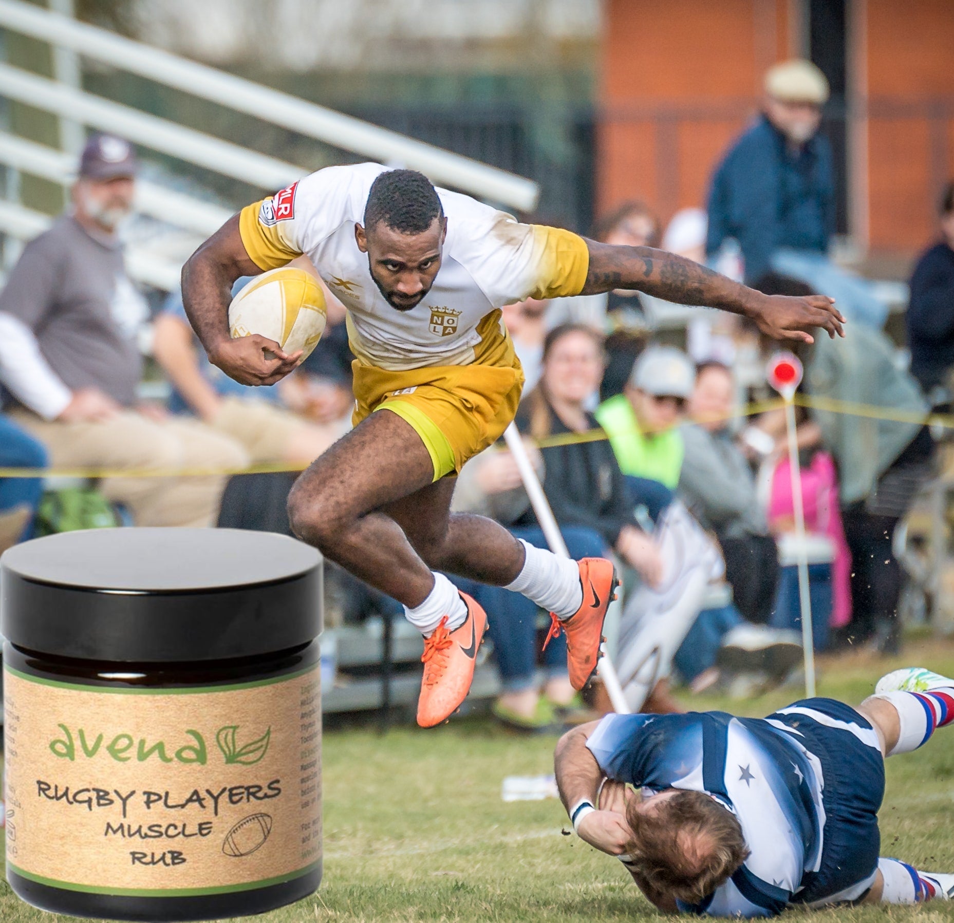 Rugby Players Muscle Rub - Herbal Soothing Relief for Sore Muscles - 60ml - Handmade with Natural Ingredients - Ideal for Recovery - Herbalshire Handmade Herbal Products