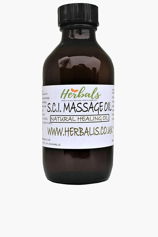 Natural Handmade Sciatica Oil - 250ML - Herbalshire - Pain Relief, Anti-Inflammatory, Essential Oils Blend for Sciatica Relief