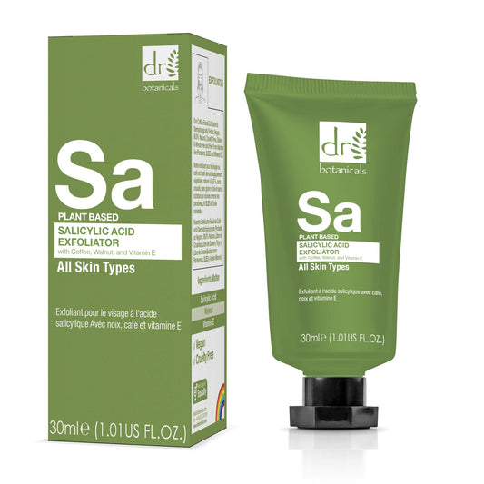 Salicylic Acid Exfoliator with Coffee, Walnut & Vitamin E 30ml - Herbalshire Handmade Herbal Products