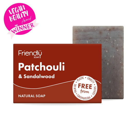 Sandalwood & Patchouli Natural Soap - Herbalshire Handmade Herbal Products