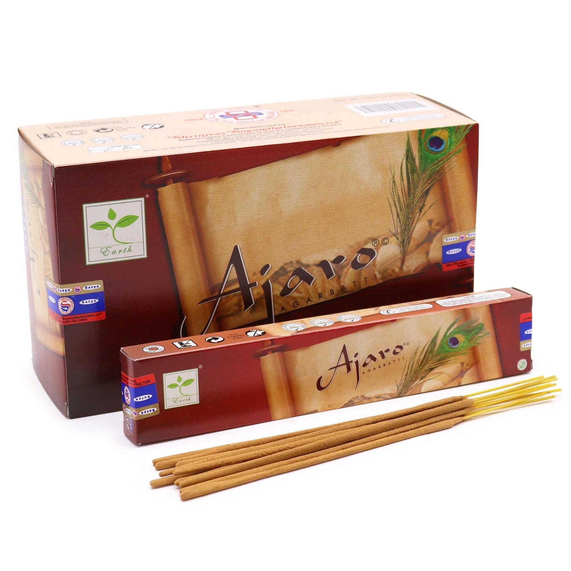 Satya Incense 15gm -  Ajaro - Herbalshire Handmade Herbal Products