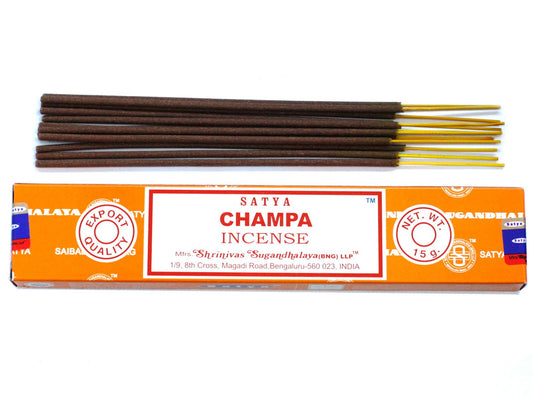 Satya Incense 15gm -  Champa - Herbalshire Handmade Herbal Products