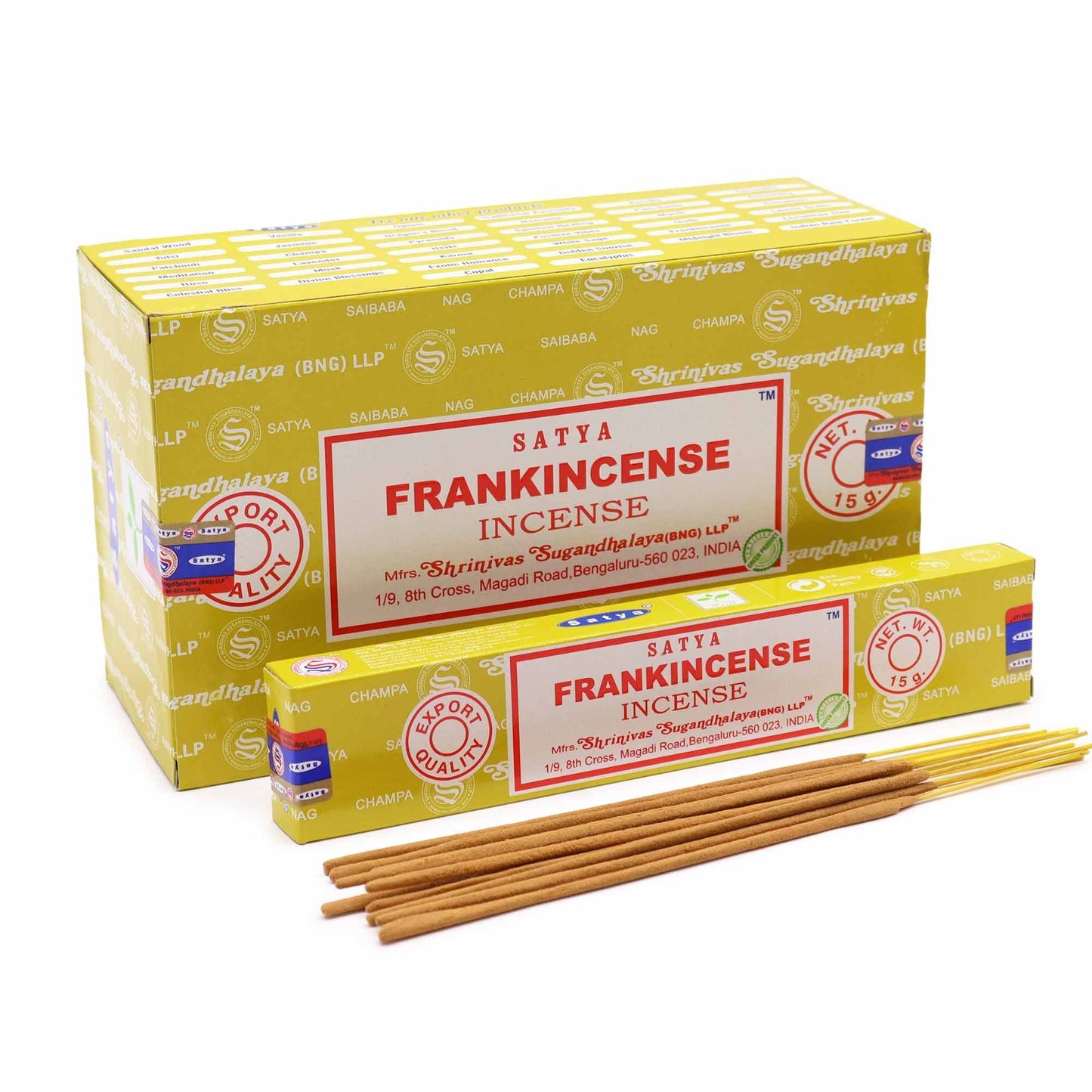 Satya Incense 15gm -  Frankincense - Herbalshire Handmade Herbal Products