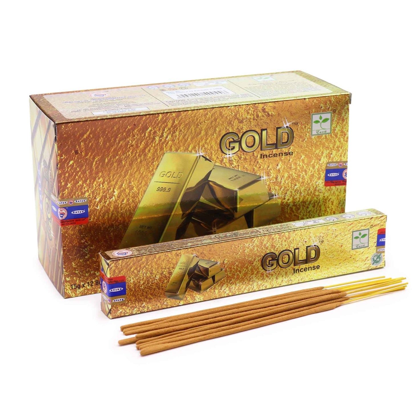 Satya Incense 15gm -  Gold - Herbalshire Handmade Herbal Products