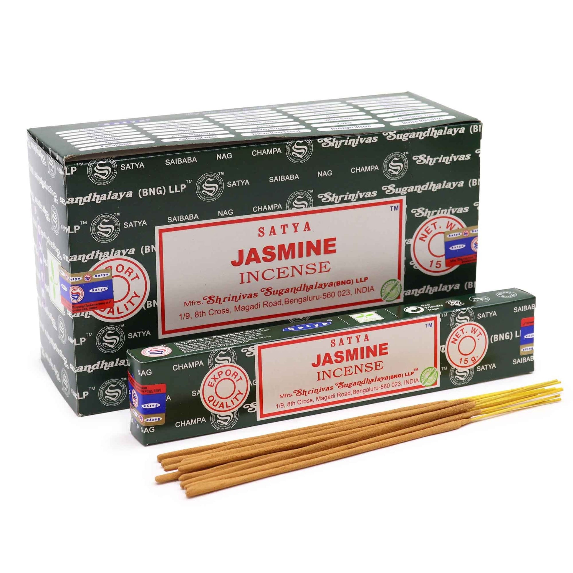 Satya Incense 15gm -  Jasmine - Herbalshire Handmade Herbal Products