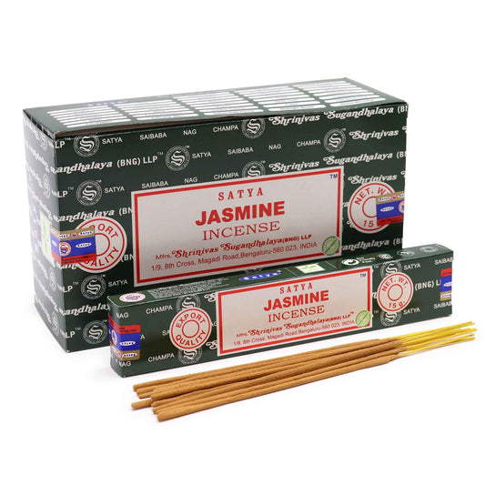 Satya Incense 15gm -  Jasmine - Herbalshire Handmade Herbal Products