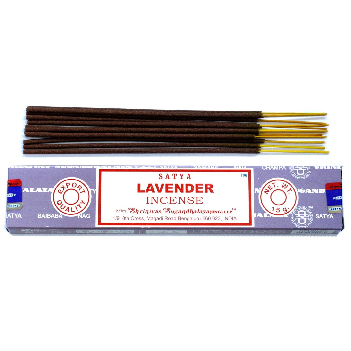 Satya Incense 15gm -  Lavender - Herbalshire Handmade Herbal Products
