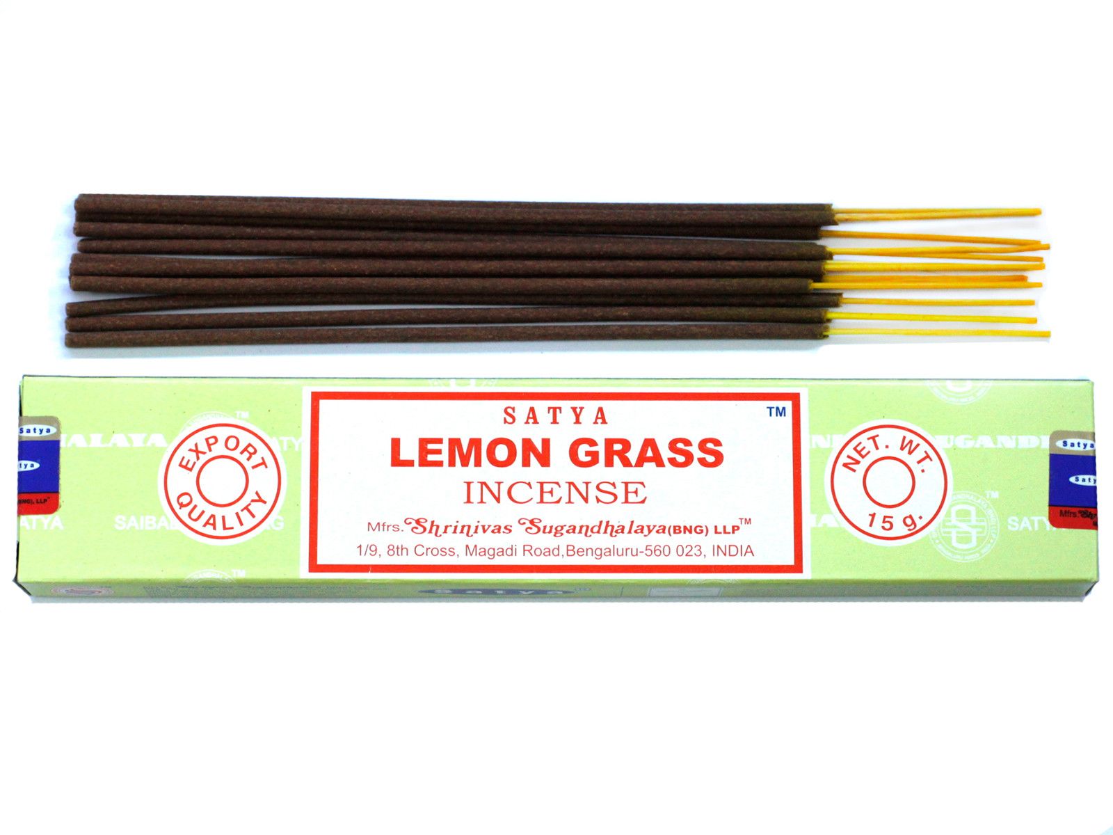 Satya Incense 15gm -  Lemongrass - Herbalshire Handmade Herbal Products